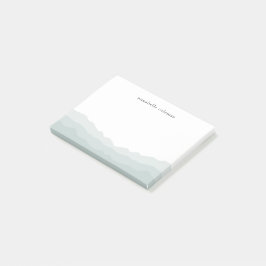 Waterverf Dip Dye Sage Green Ombre Elegant Post-it® Notes