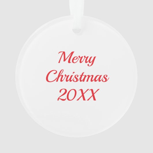 Waterverf Disc Golf thema Kerst gepersonaliseerd Ornament (achterkant)