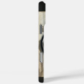 Waterverf Distressed Flowers Chic Messy Monogram Case-Mate iPhone Case (Achterkant / Rechts)