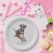 Waterverf Doberman Papier Bord (Feest)