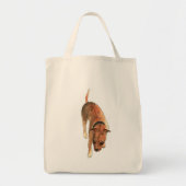 Waterverf Dog Design Tote Bag (Voorkant)