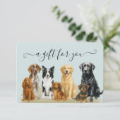 Waterverf Dog Grooming Pet Boarding Certificaat (Staand voorkant)