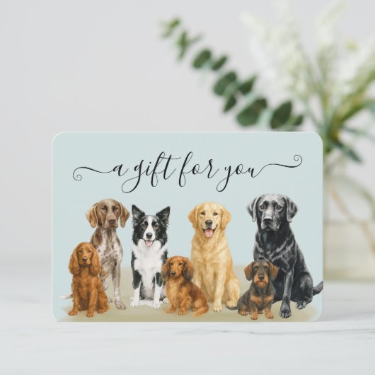 Waterverf Dog Grooming Pet Boarding Certificaat (Staand voorkant)