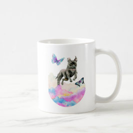 Waterverf Dog Pit Bull Terrier Whimsical Art Koffiemok