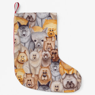 Waterverf Dogs: onfeilbaar naadloos plezier Kleine Kerstsok