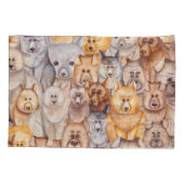 Waterverf Dogs: onfeilbaar naadloos plezier Kussensloop (Achterkant)