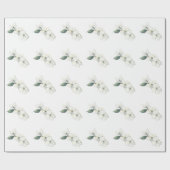 Waterverf Dogwood Blooms Gift Wrapping Paper Cadeaupapier (Vlak)
