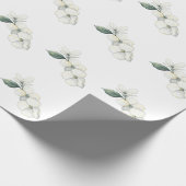 Waterverf Dogwood Blooms Gift Wrapping Paper Cadeaupapier (Hoek)