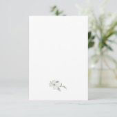 Waterverf Dogwood Flat Notecards Bedankkaart (Staand voorkant)
