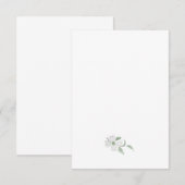 Waterverf Dogwood Flat Notecards Bedankkaart (Voorkant / Achterkant)