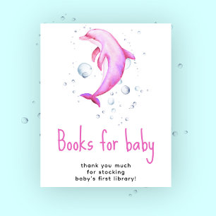 Waterverf dolfijn - Boeken voor baby Poster
