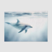 Waterverf Dolfijn Decoupage Tissuepapier (Voorkant)