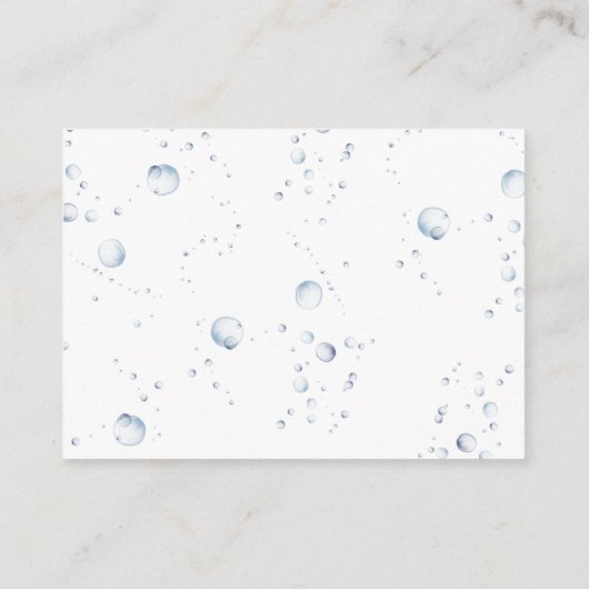 Waterverf dolfijn - hoe groot is mama's buik informatiekaartje (Achterkant)