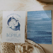 Waterverf Dolfijn Verjaardagsuitnodiging Kaart