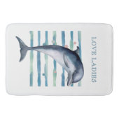 WATERVERF DOLPHIN ART BEACH VACATION BADMAT (Voorkant)