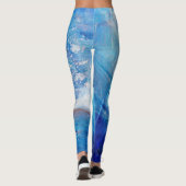 Waterverf Dolphin Digital Art Leggings (Achterkant)