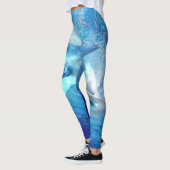 Waterverf Dolphin Digital Art Leggings (Links)