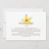 Waterverf Dolphin Notecard Notitiekaartje (Achterkant)