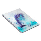 Waterverf Dolphin Notitieboek (Rechterzijde)