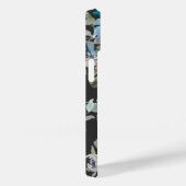 Waterverf donkerbruin boho bloemenschrift naam Case-Mate iPhone case (Achterkant / Rechts)