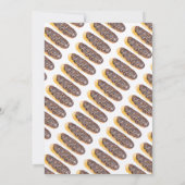 Waterverf Donut 11th Birthday Chocolate Eclairs Kaart (Achterkant)