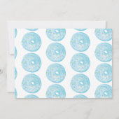Waterverf Donut Baby shower Sprinkle Sweet Kaart (Achterkant)
