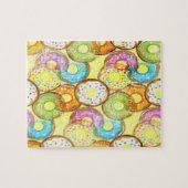 Waterverf Donut Legpuzzel (Horizontaal)