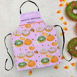 Waterverf Donut-licious Happy Halloween Snoep Schort