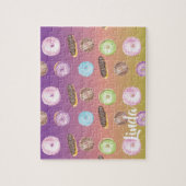 Waterverf Donut Ombre Rainbow Colorful Legpuzzel (Verticaal)