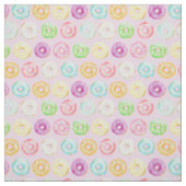 Waterverf Donut Sprinkles Pattern Stof (Swatch)