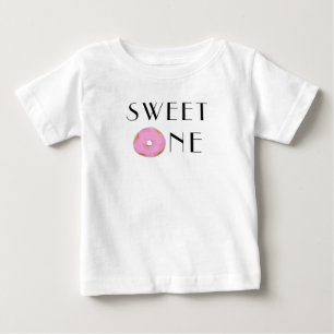 Waterverf Donut "Sweet One" eerste verjaardag