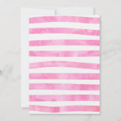 Waterverf Donut Verjaardagsuitnodiging Kaart (Achterkant)