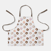 Waterverf-donutpatroon Schort (Voorkant)