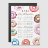 Waterverf Donuts 2026 Kalender (Voorkant / Achterkant)