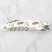 Waterverf donuts handgeschilderd whimiscal Patroon Kurkentrekker (Achterkant)