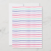 waterverf doopuitnodigingen, roze paarse kaart (Achterkant)