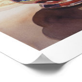 waterverf "door het kijkglas" poster (Hoek)