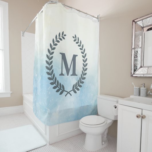 Waterverf Douchegordijn (In situ)