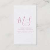 Waterverf Doughnut van groene donut Shop Bakery Visitekaartje (Achterkant)