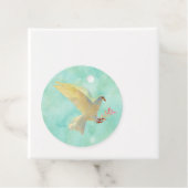 Waterverf Dove Bedankjes Labels (In situ)