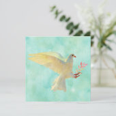 Waterverf Dove Kaart (Staand voorkant)