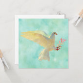 Waterverf Dove Kaart (Voorkant / Achterkant in situ)