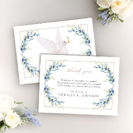 Waterverf Dove & Olive Branch Memorial Dank u wel Notitiekaartje