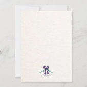 Waterverf Dove Religieuze Uitnodiging (Achterkant)