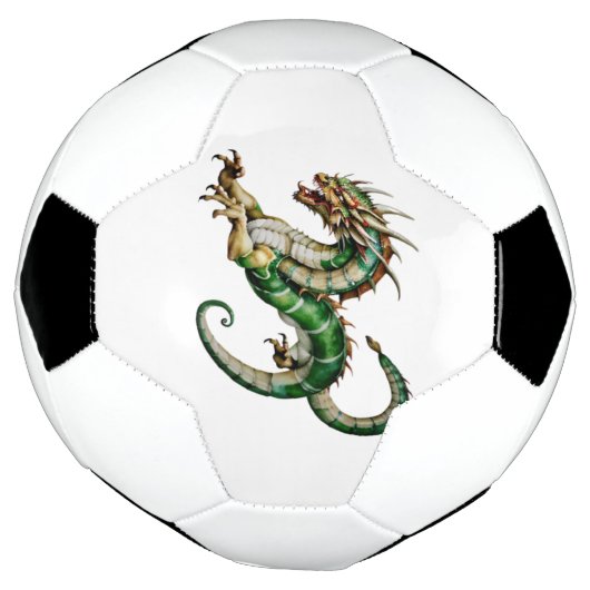 "Waterverf Dragon Majesty" Voetbal (Gedraaid)