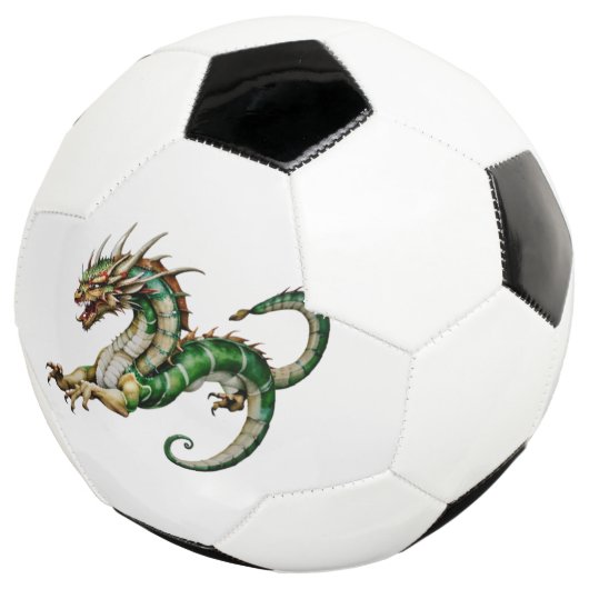 "Waterverf Dragon Majesty" Voetbal (Drie kwart)