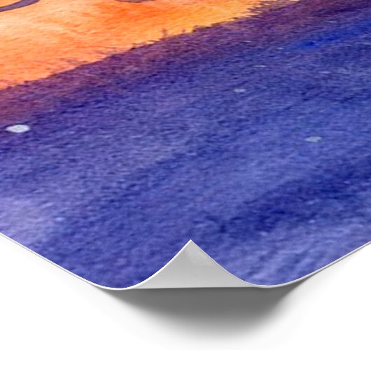 Waterverf Dragon Poster (Hoek)