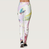 Waterverf Dragonflies Legging (Achterkant)