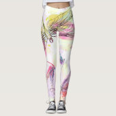 Waterverf Dragonflies Legging (Voorkant)