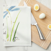  Waterverf Dragonfly Altijd tekst onthouden Theedoek (Quarter Fold)